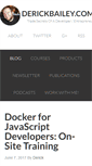Mobile Screenshot of derickbailey.com