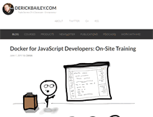 Tablet Screenshot of derickbailey.com